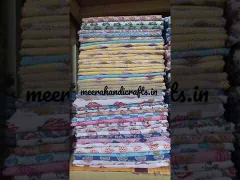 Hand Block Printed Fabrics