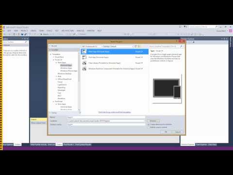 How to create a Universal App for Windows and Windows Phone