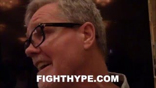 FREDDIE ROACH ADMITS CONCERN FOR AMIR KHAN; SAYS HE SHOULDN'T BE TALKING ABOUT A PACQUIAO FIGHT NOW