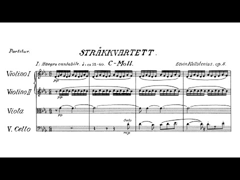 Edvin Kallstenius – String Quartet No.3