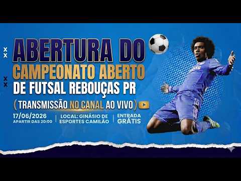 PRIMEIRA ETAPA CAMPEONATO DE FUTSAL ABERTO REBOUÇAS PARANÁ