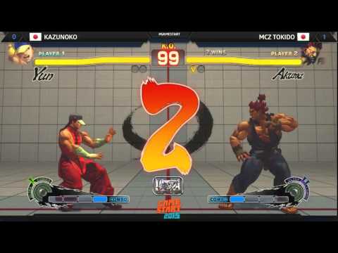 Double Elimination - Top 16 Winners - Kazunoko (Yun) vs MCZ Tokido(Akuma)