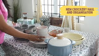 New Crockery Haul || Small Cabinet Makeover with Smart Organisers That Really Work||  ft. Nestasia