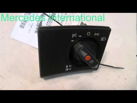 1992 Mercedes 300SL Head Light Switch 0005456004 - mbiparts.com Used OEM Mercedes Parts - Dis... OEM