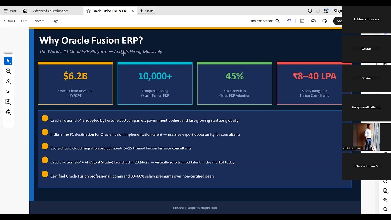 Oracle Fusion ERP + AI Masterclass