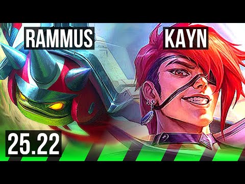 RAMMUS vs KAYN (JGL) | EUW Diamond | 25.22