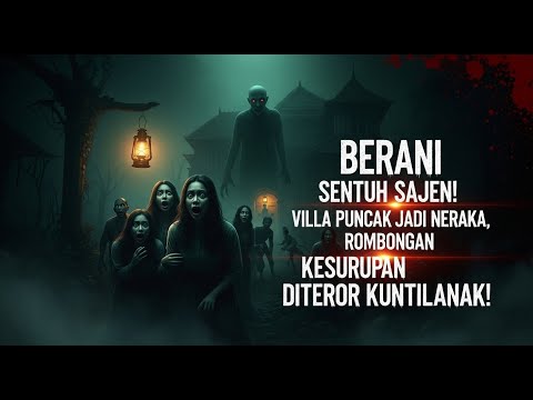 🔥 BERANI SENTUH SAJEN! VILLA PUNCAK JADI NERAKA, ROMBONGAN KESURUPAN DITEROR KUNTILANAK! 🔥