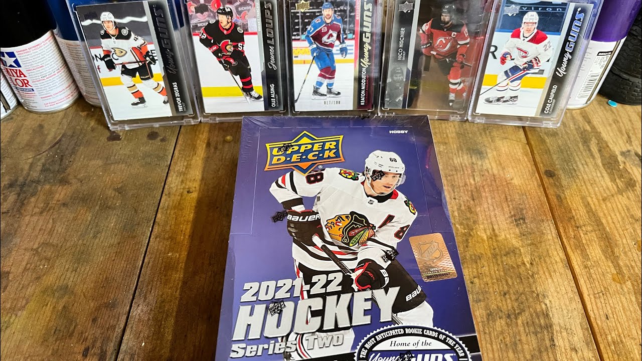 🔥2021-22 Upper Deck series 2 hockey hobby box opening-loaded 8 ygs, French, Canvas, Materials 🔥