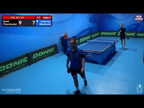19:00 Serhii Cherniavskyi 3-1 Liubomyr Sheshurak West 3 WIN CUP 07.11.2022 | TABLE TENNIS WINCUP
