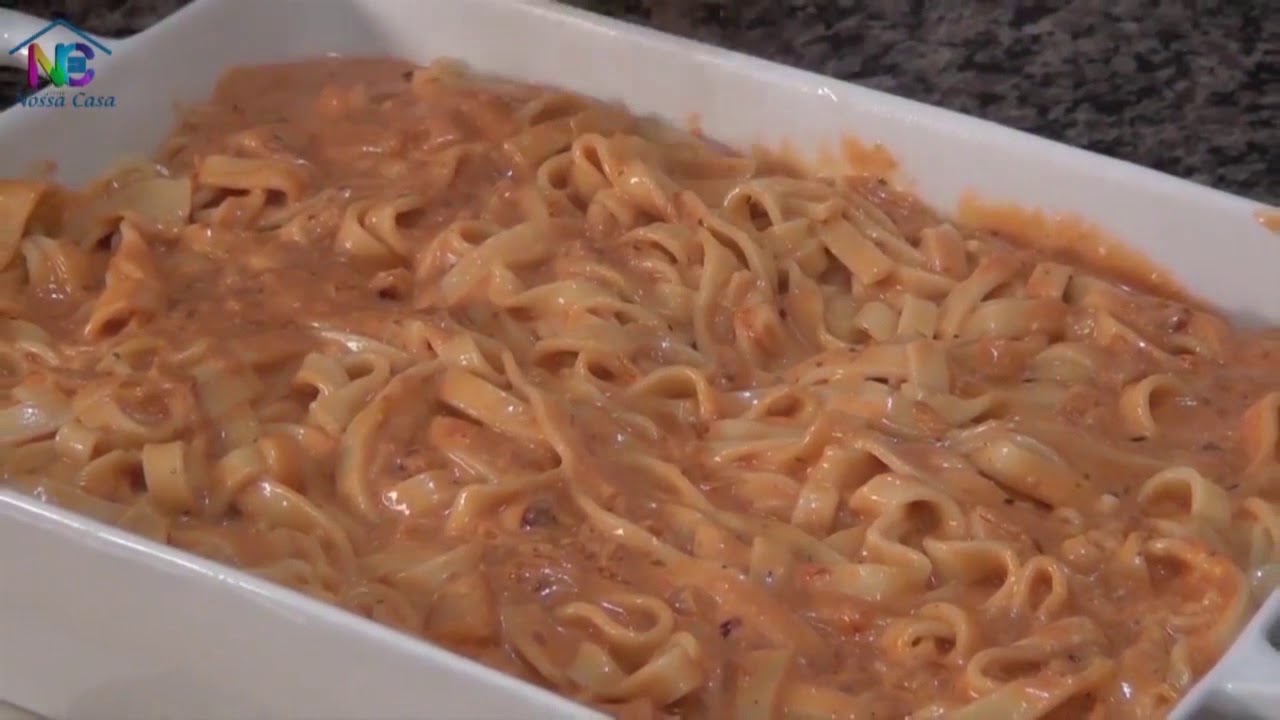 Macarrão ao Creme de Leite