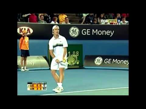 Australian Open 2009: Gasquet - Gonzalez (R3) Full Highlights