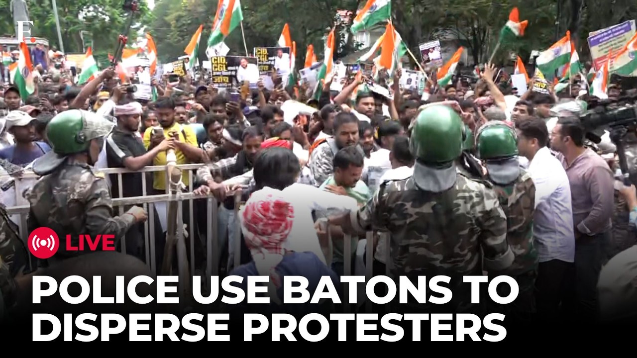Jharkhand Protest LIVE: Mahto Joins March | Police Uses Lathi Charge, Water Cannons on Protesters