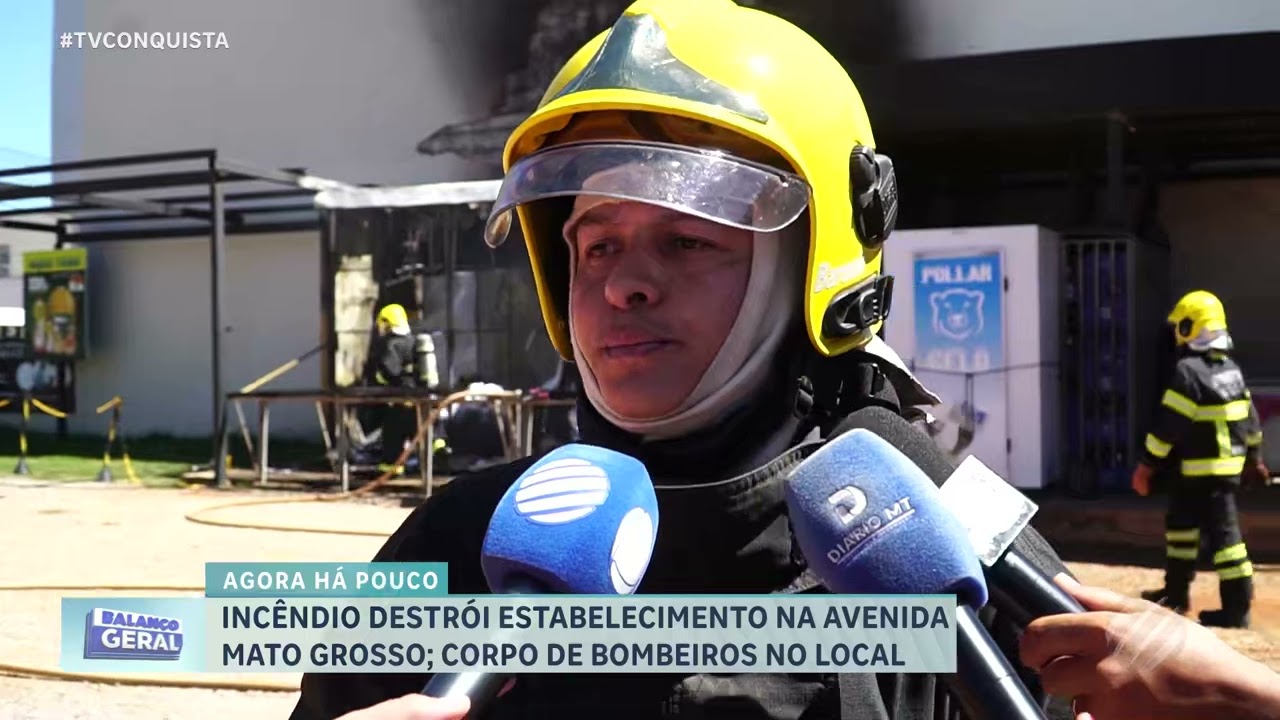 🔥 Incêndio em estabelecimento assusta moradores e mobiliza bombeiros