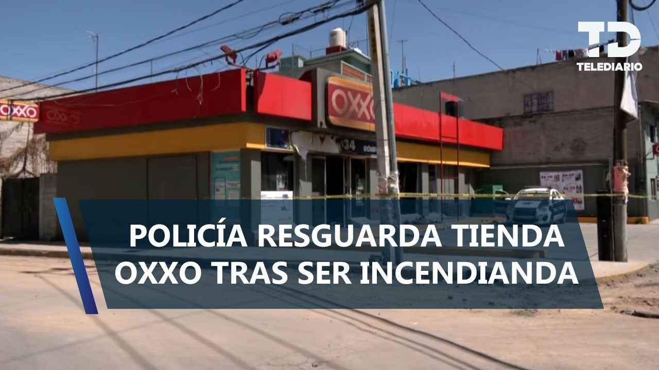 Queman tiendas Oxxo en Los Reyes La Paz tras abatimiento de 'El Mencho', líder del CJNG