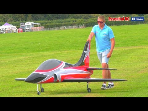 BIG radio controlled RC HAVOC turbine SPORT JET (Az Aerosports, 2.8m wingspan, 200N to 300N turbine)