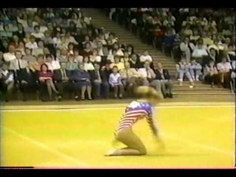 Brandy Johnson - 1989 Cottbus International EF - Floor Exercise