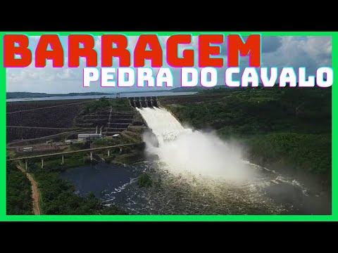 🔴 BARRAGEM PEDRA DO CAVALO ESTÁ ASSIM.  VISTO DE CIMA. #dronevideo #drone