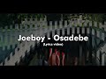 Joeboy Osadebe Lyrics Video