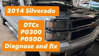 2014-2025 Chevy trucks Silverado P0300 P050D misfire DTC codes solution!