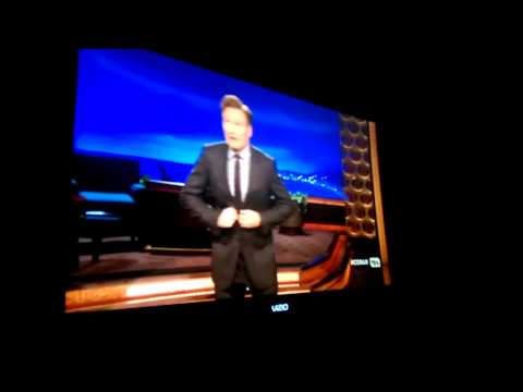 My beard on Conan O'Brien