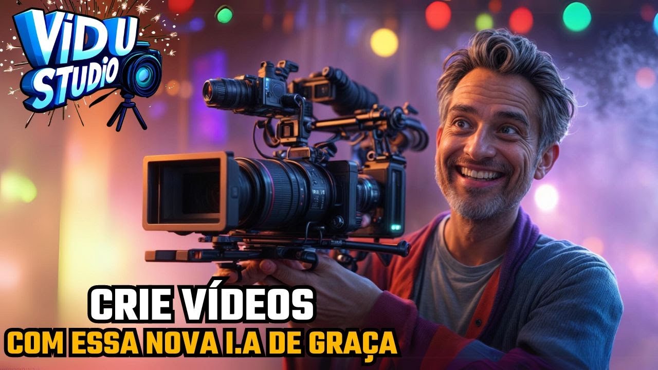 NOVA I.A. PARA CRAÇÃO DE VÍDEOS INCRÍVEIS DE GRAÇA [Vidu Studio]