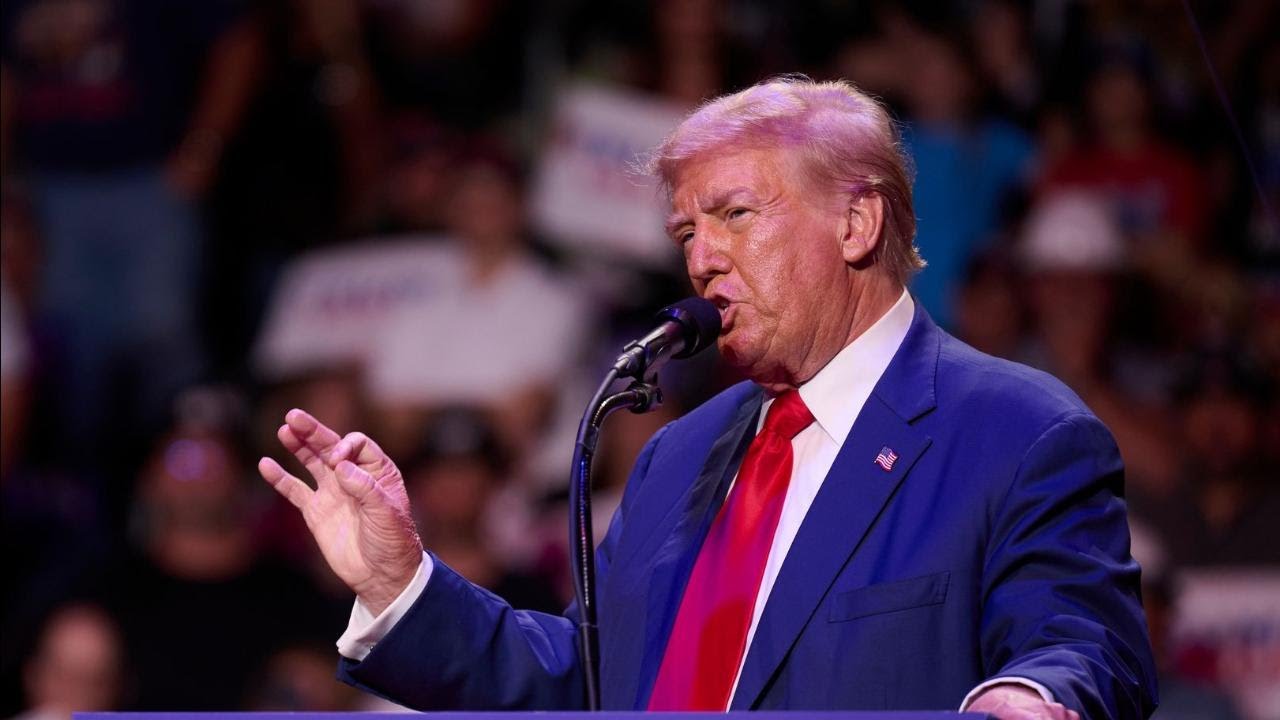 Trump campaigns in Mint Hill, N.C.