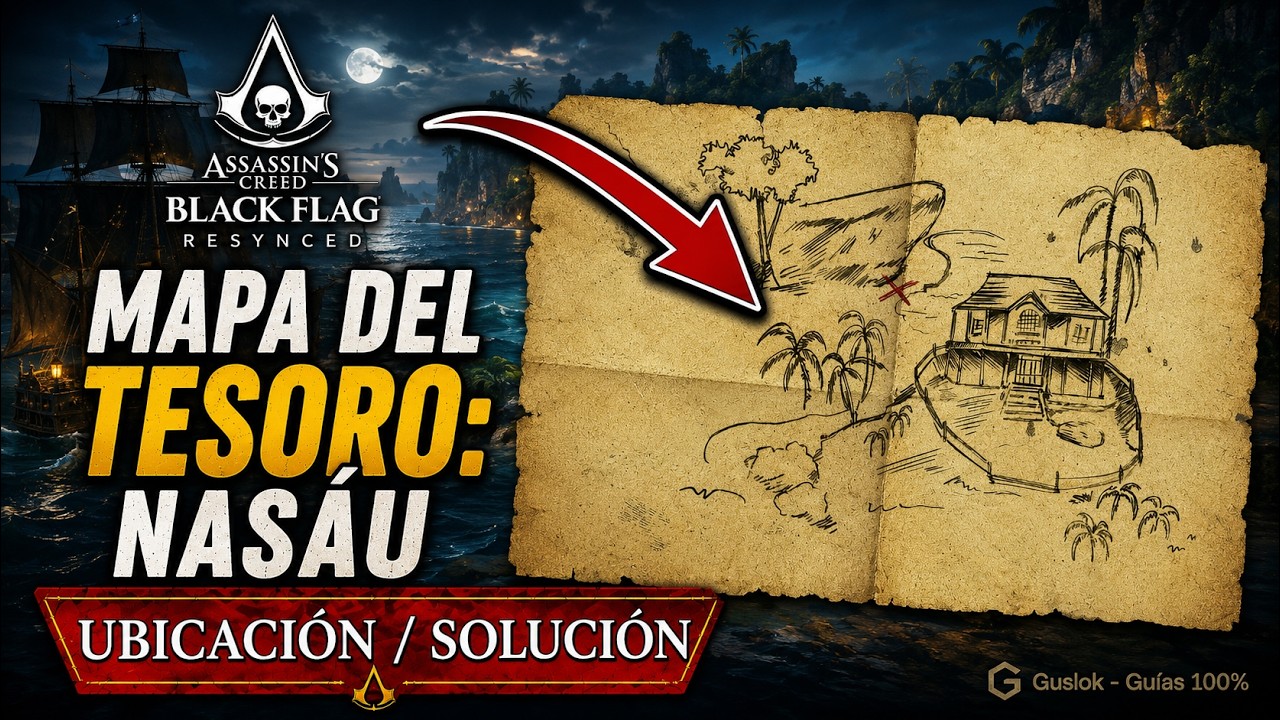Mapa Del Tesoro De Nasáu: Solución | Assassin’s Creed Black Flag Resynced