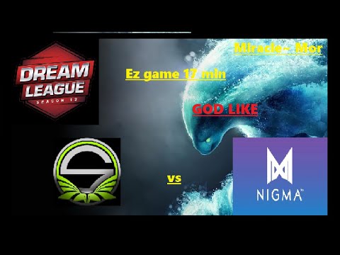 [DOTA 2] HIGHLIGHT NIGMA VS SINGULARITY  MIRACLE GODLIKE MOR CRAZY COMBAT 17minDreamLeague Season 13