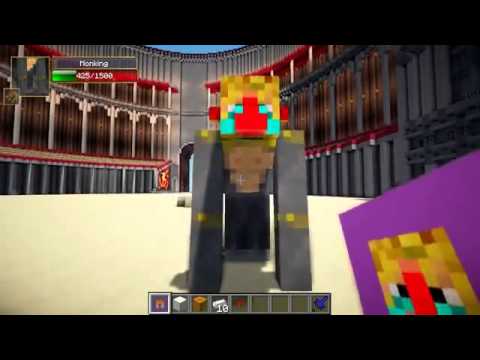 Minecraft - Iron Golem Vs Monking