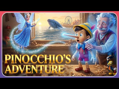 Pinocchio - A Magical Retelling of a Wooden Boy’s Wish | Bedtime Fairy Tales in English