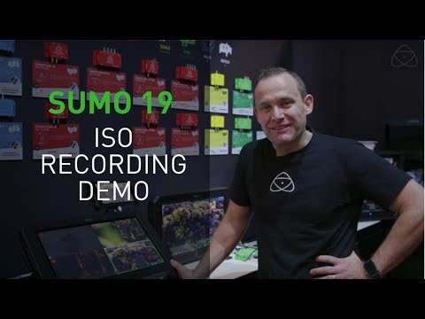 Atomos at NAB 2018: Sumo19 ISO recording demo by CEO Jeromy Young