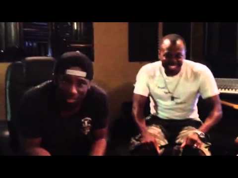 Maddlines and Mista Flo freestyle in the studio