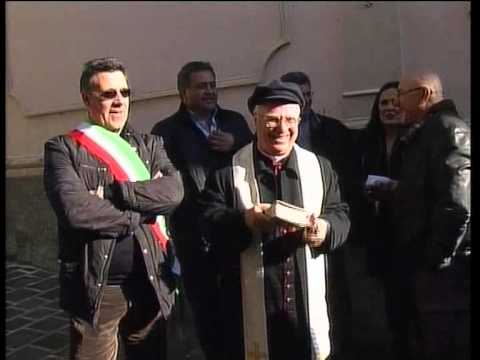 ONDA TG 13.03.2014 - INAUGURATO IL PRIMO CANTIERE DELLA RICOSTRUZIONE A BUSSI