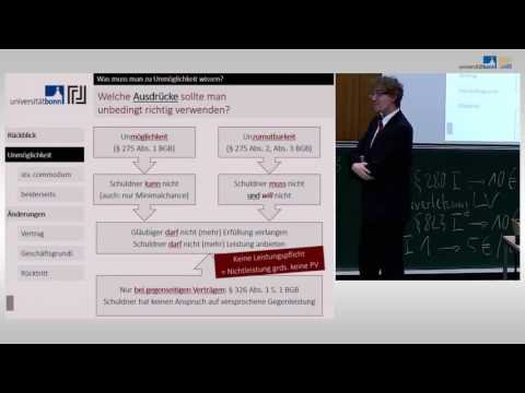 Schuldrecht I - 12 - Änderungsvertrag, Störung der Geschäftsgrundlage