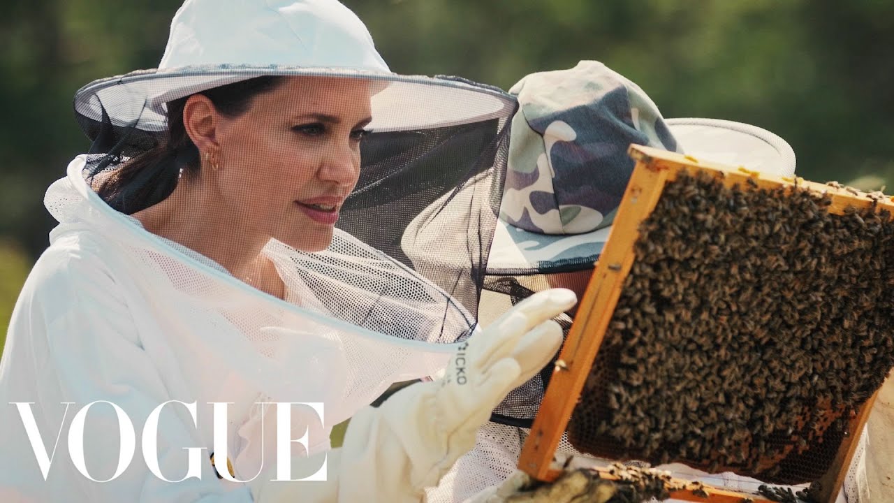 Angelina Jolie Shows Us the Art of Beekeeping | Vogue