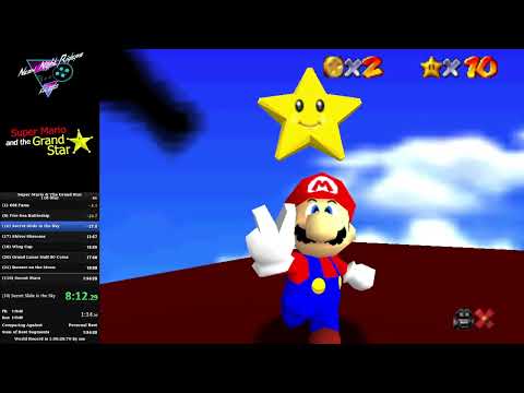 Super Mario and the Grand Star - 116 Star in 1:49:58