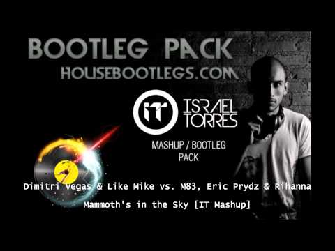 Dimitri Vegas & Like Mike vs M83, Eric Prydz & Rihanna - Mammoths In The Sky [IT Mashup]