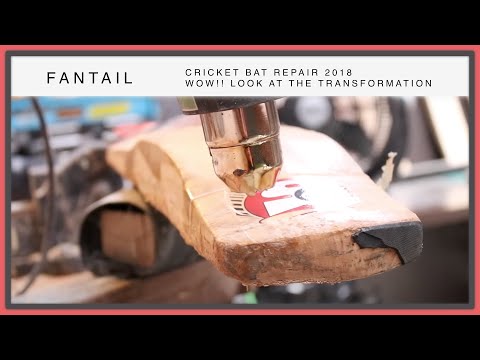 Cricket Bat Repair 2018 - WOW!! Look At The Transformation