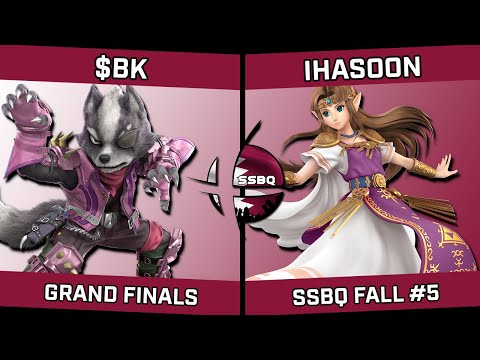 SSBQ Fall #5 - GRAND FINALS - $BK (Wolf) vs iHasoon (Zelda)