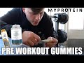 TRAINING WITH THE NEW MYPROTEIN PRE WORKOUT GUMMIES