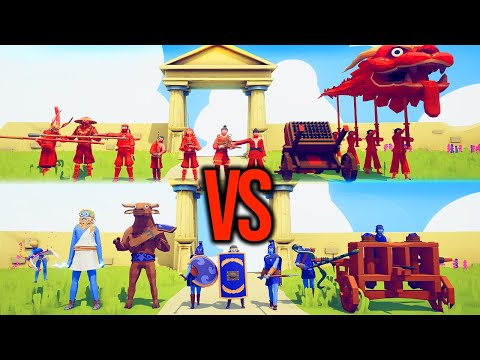 ANCIENT TEAM vs DYNASTY TEAM #39 | TABS - Totally Accurate Battle Simulator
