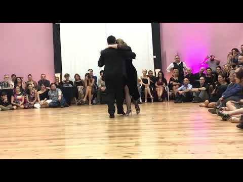  Fernando Sanchez  and  Ariadna Naveira  are  dancing  to  the  tango  "  Qué vas buscando muñeca  "  at  Roma Tango Festival  in  2019