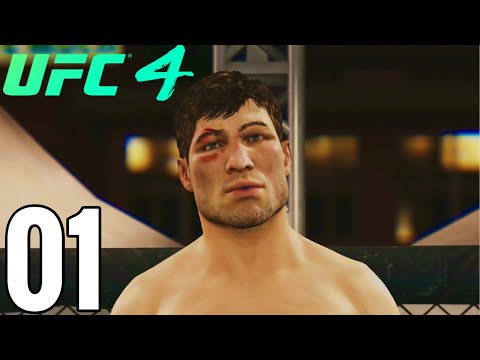 UFC 4 Welterweight Career Mode Walkthrough Part 1 - SUBMISSION SPECIALIST!