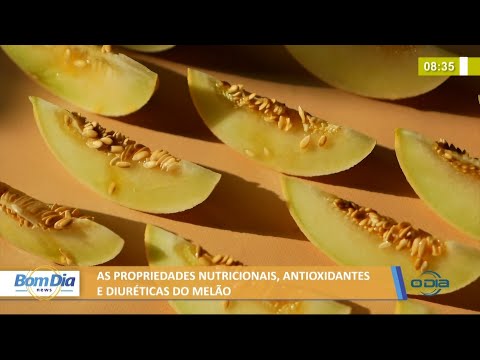 Propriedades nutricionais, antioxidantes e diuréticas do melão 15 07 2021