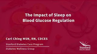 The Impact of Sleep on Blood Glucose Regulation