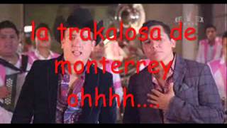 ADICTO A LA TRISTEZA -  LA TRAKALOSA DE MONTERREY Y PANCHO URESTI (letra)