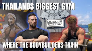 TRAINING IN THAILANDS BIGGEST BODYBUILDING GYM / DAY IN THE LIFE BANGKOK