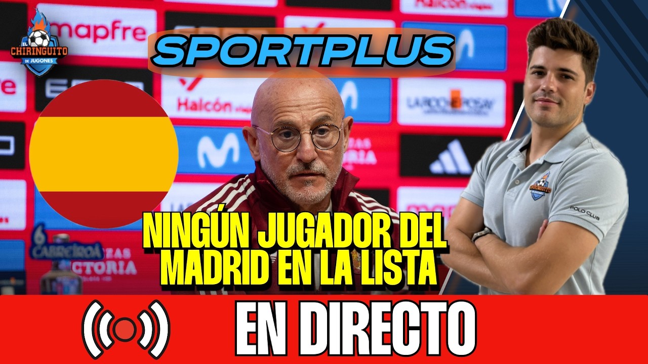 😲  NINGÚN JUGADOR DEL MADRID EN LA LISTA DE ESPAÑA | Sportplus
