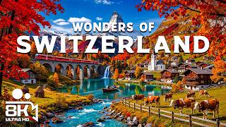 Wonders of Switzerland - Snowy Peaks, Emerald Valleys and Crystal Lakes | Travel Video 4K