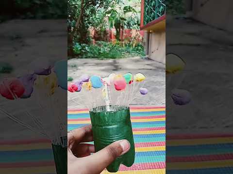 Flower plant with wates bottle #500subs #subcribetomychannel